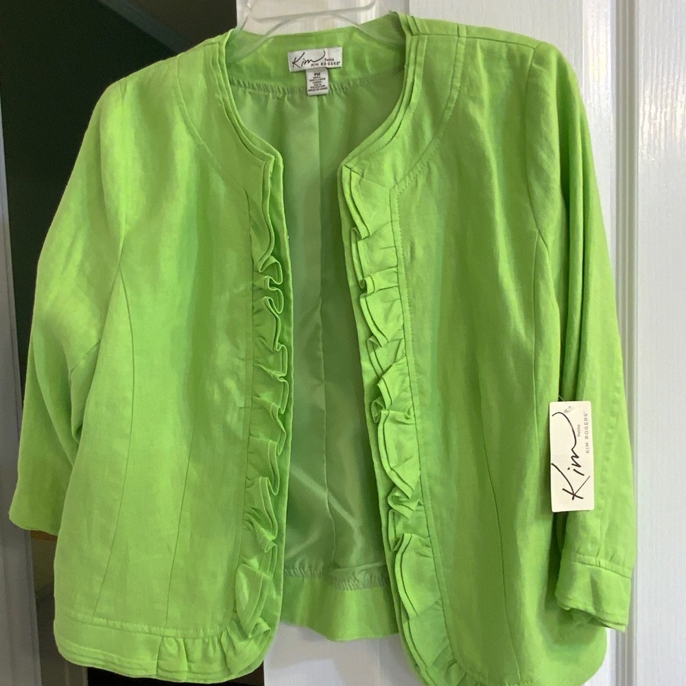 Kim Rogers Lime Green Evening Jacket